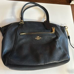 Black coach bag